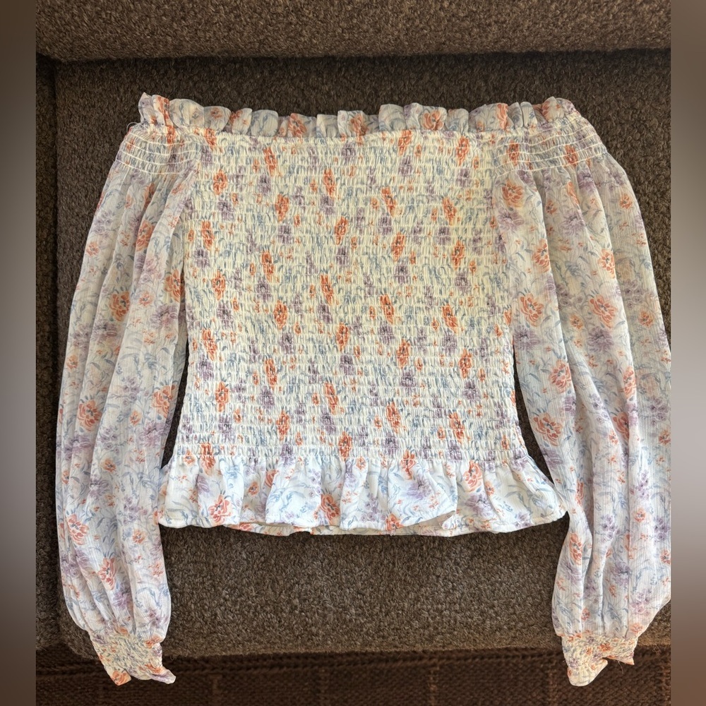 1 Stare Woodlands Garden Blouse - Picture 2 of 6